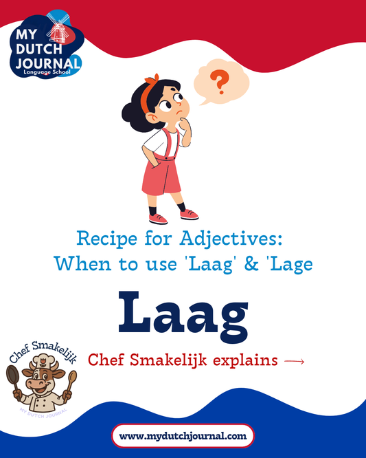 Chef Smakelijk's Recipe for Adjectives: How to Use 'Laag' and 'Lage'