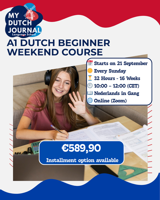 A1 Dutch Weekend Course for Beginners (English Supported)
