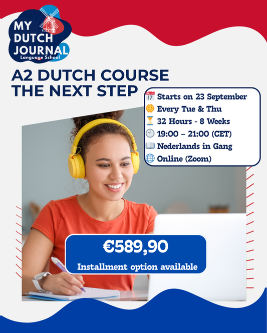 A2 Dutch Course - The Next Step (English Supported)
