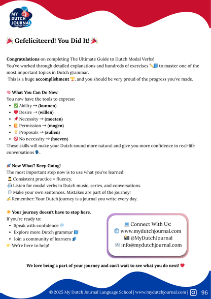 The Ultimate Guide to Dutch Modal Verbs
