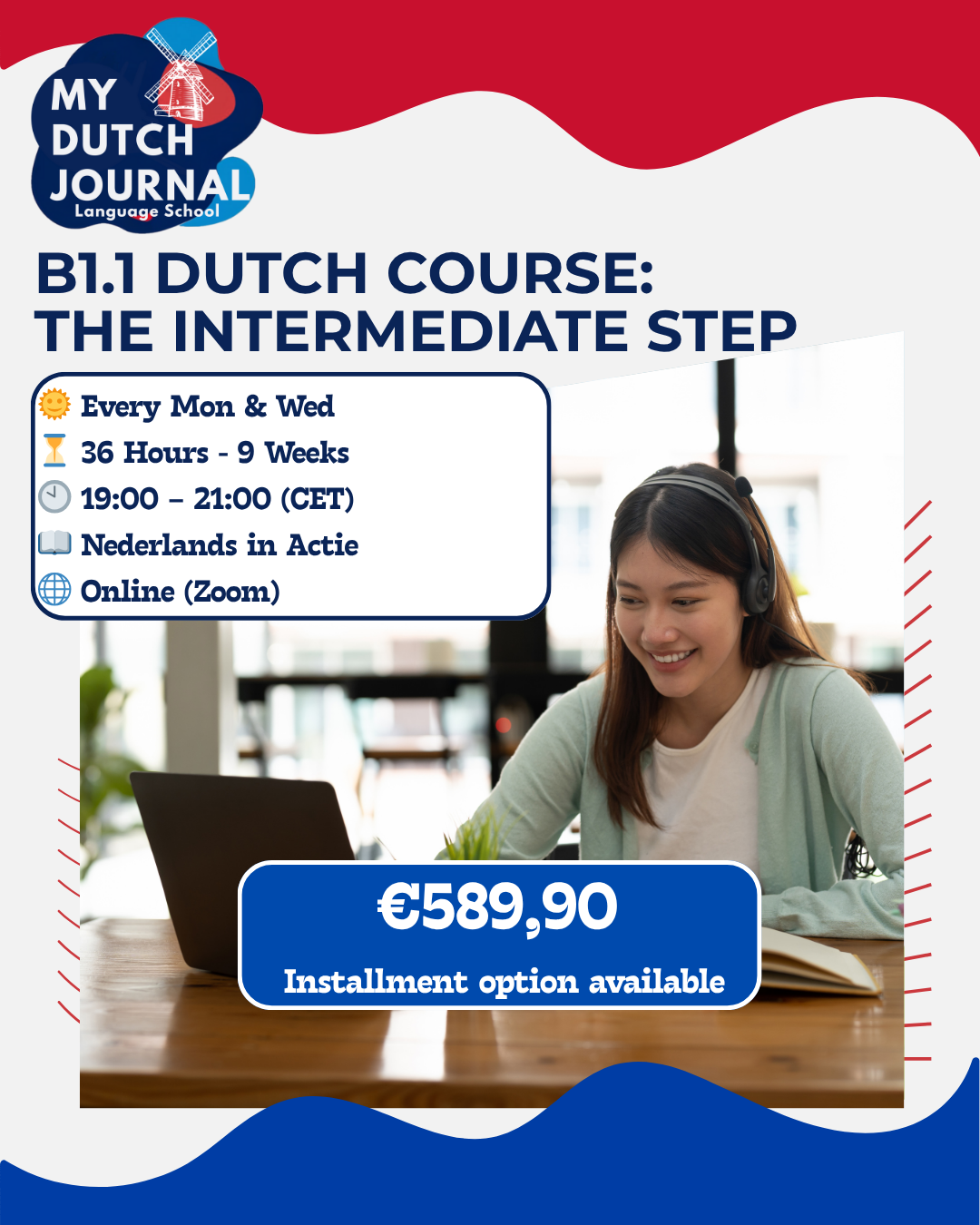 B1.1 Dutch Course: The Intermediate Step (English Supported)